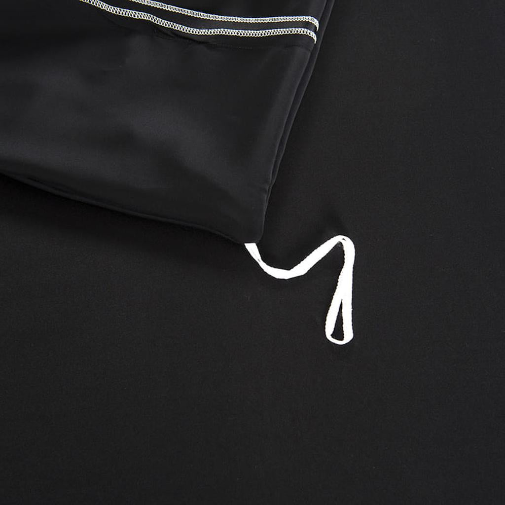 19 Momme Silk Duvet Cover Set - Black