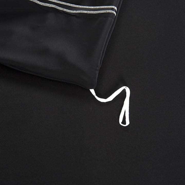 19 Momme Silk Duvet Cover Set - Black