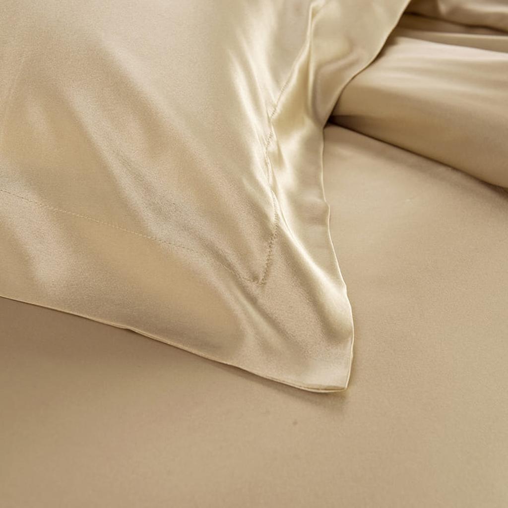 19 Momme Silk Duvet Cover Set - Gold