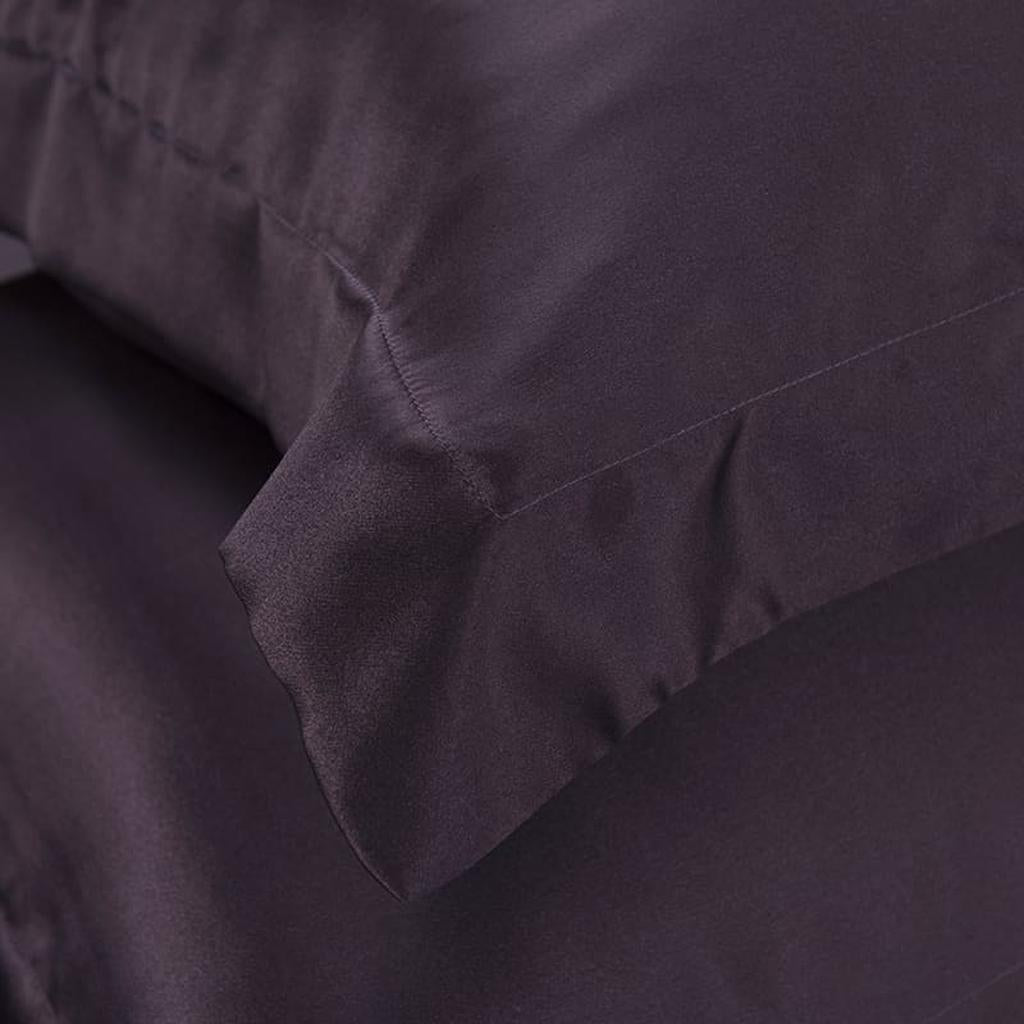 19 Momme Silk Duvet Cover Set - Purple