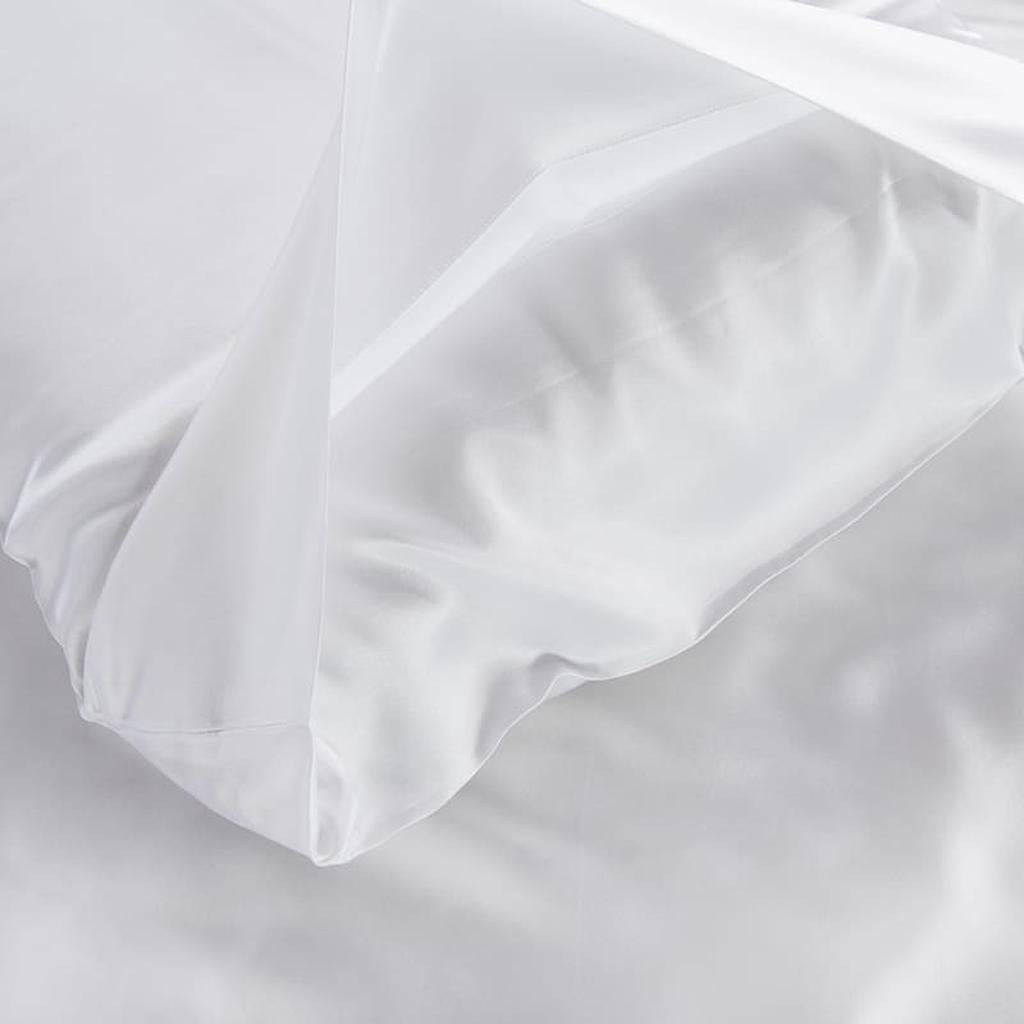 19 Momme Silk Duvet Cover Set - White