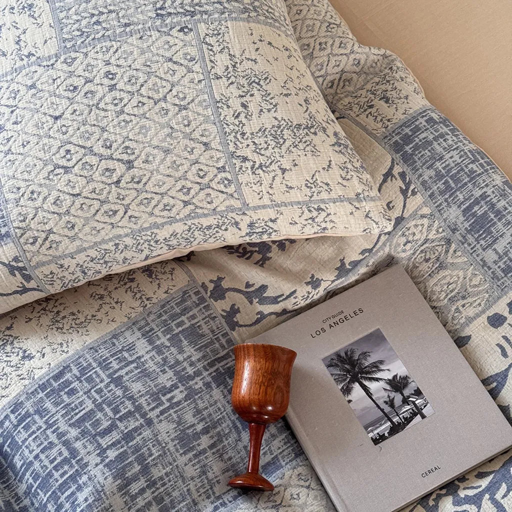 Vintage Patchwork Style Cotton Jacquard Bedding Set