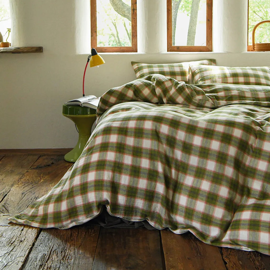 Annie Plaid Bedding Set