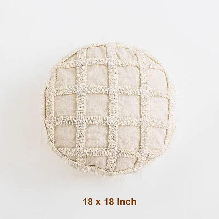 Boho Tufted Cotton Throw Pillow