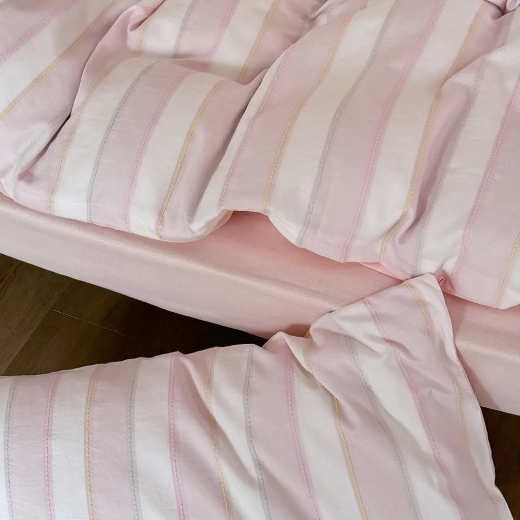 Candy Striped Duvet Cover