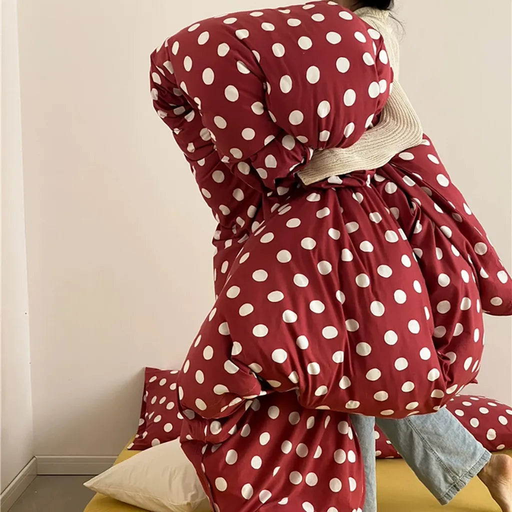 Classic Polka Dot Jersey Bedding Set
