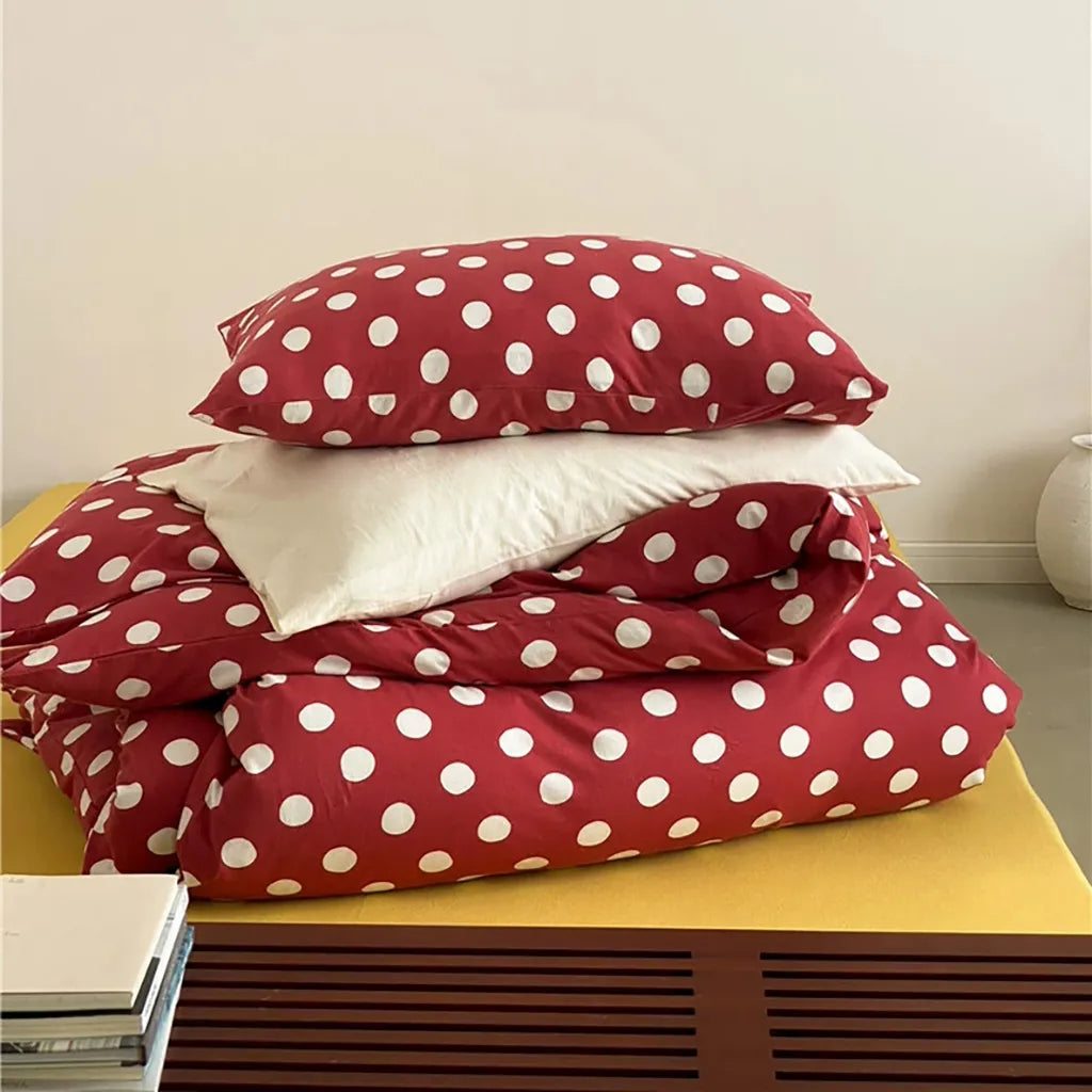 Classic Polka Dot Jersey Bedding Set