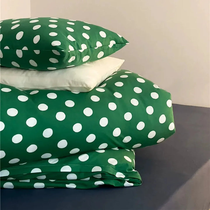 Classic Polka Dot Jersey Bedding Set