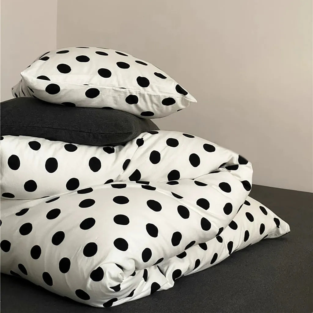 Classic Polka Dot Jersey Bedding Set
