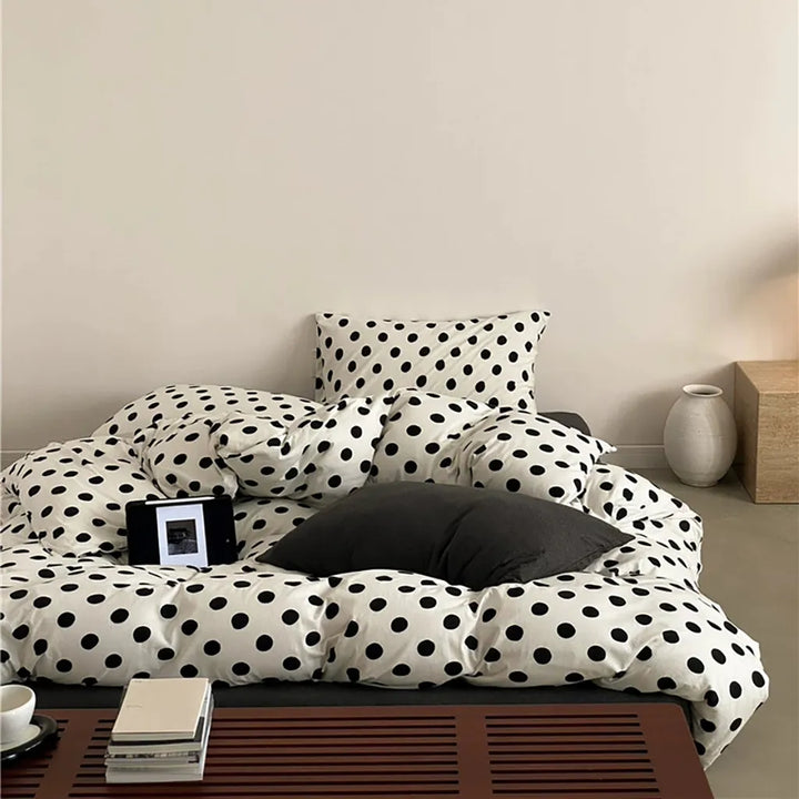 Classic Polka Dot Jersey Bedding Set