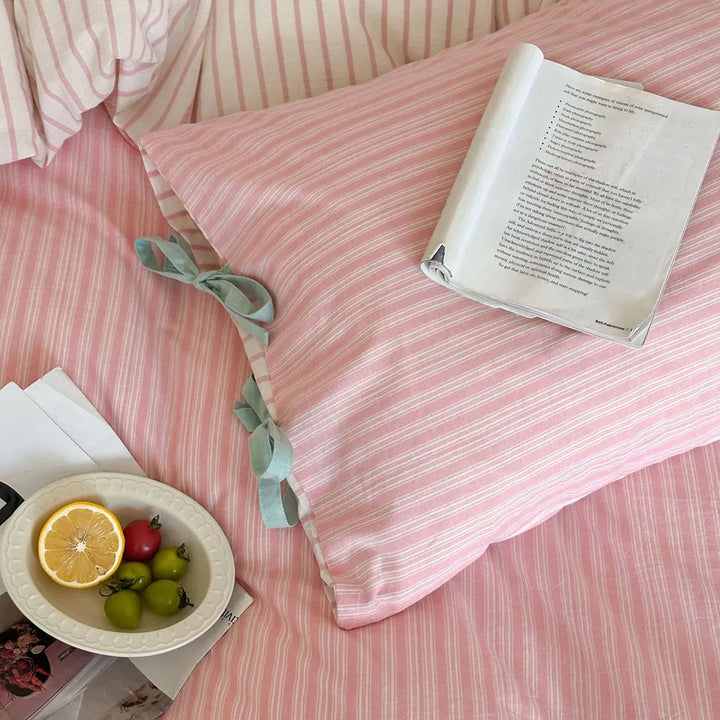 Contrast Stripe Duvet Cover