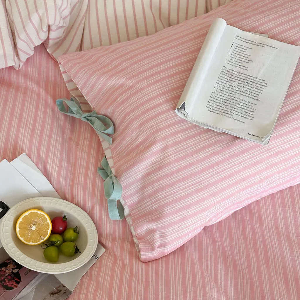 Contrast Stripe Duvet Cover