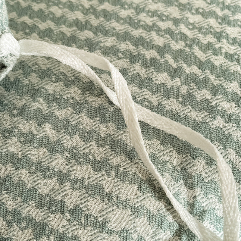 Cotton Houndstooth Jacquard Farmhouse Duvet Cover