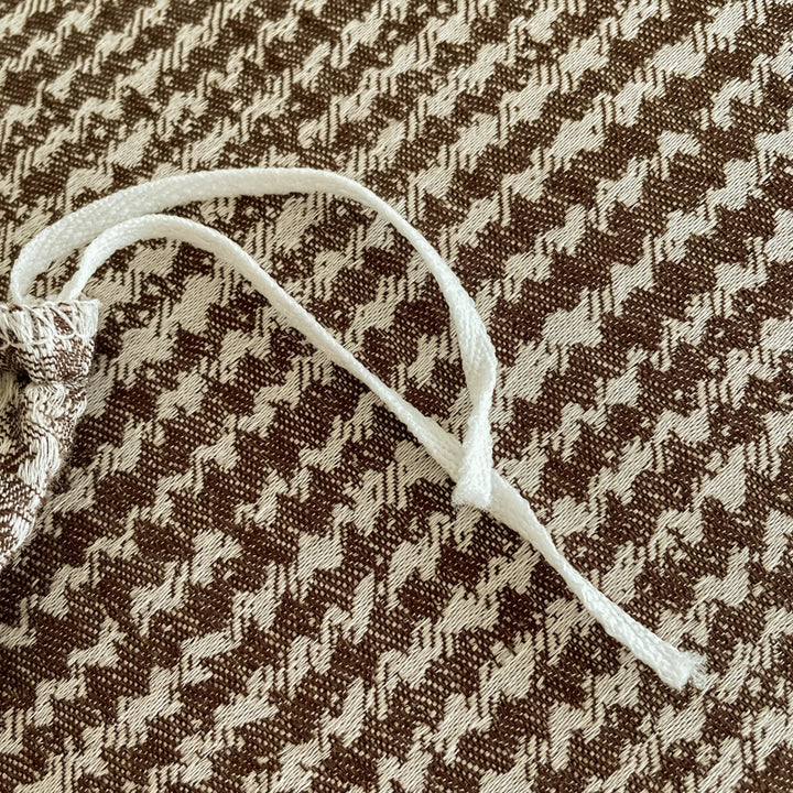 Cotton Houndstooth Jacquard Farmhouse Duvet Cover