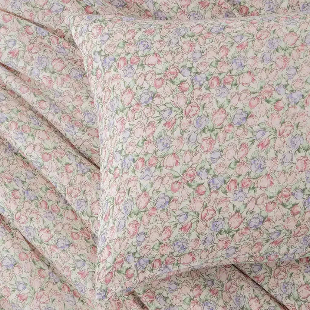 Cute Tulip Muslin Duvet Cover Set