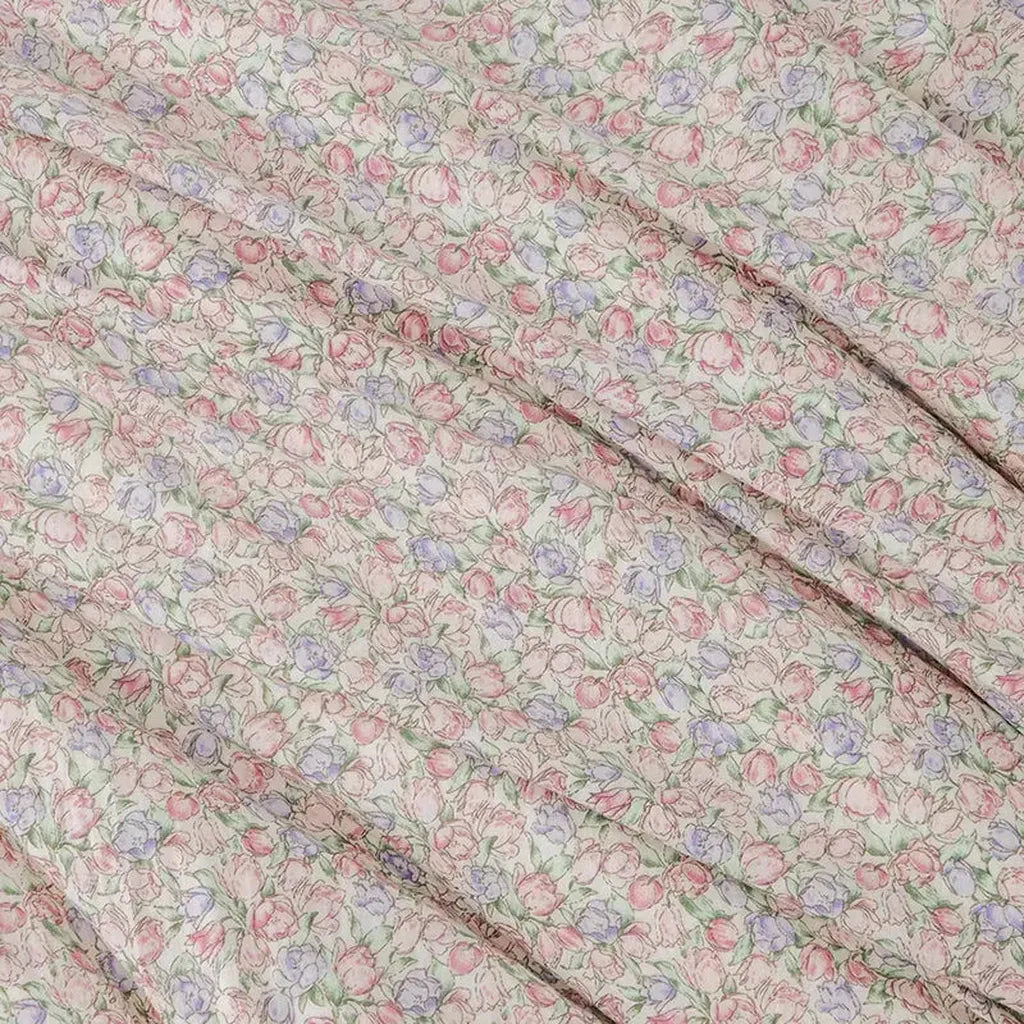 Cute Tulip Muslin Duvet Cover Set