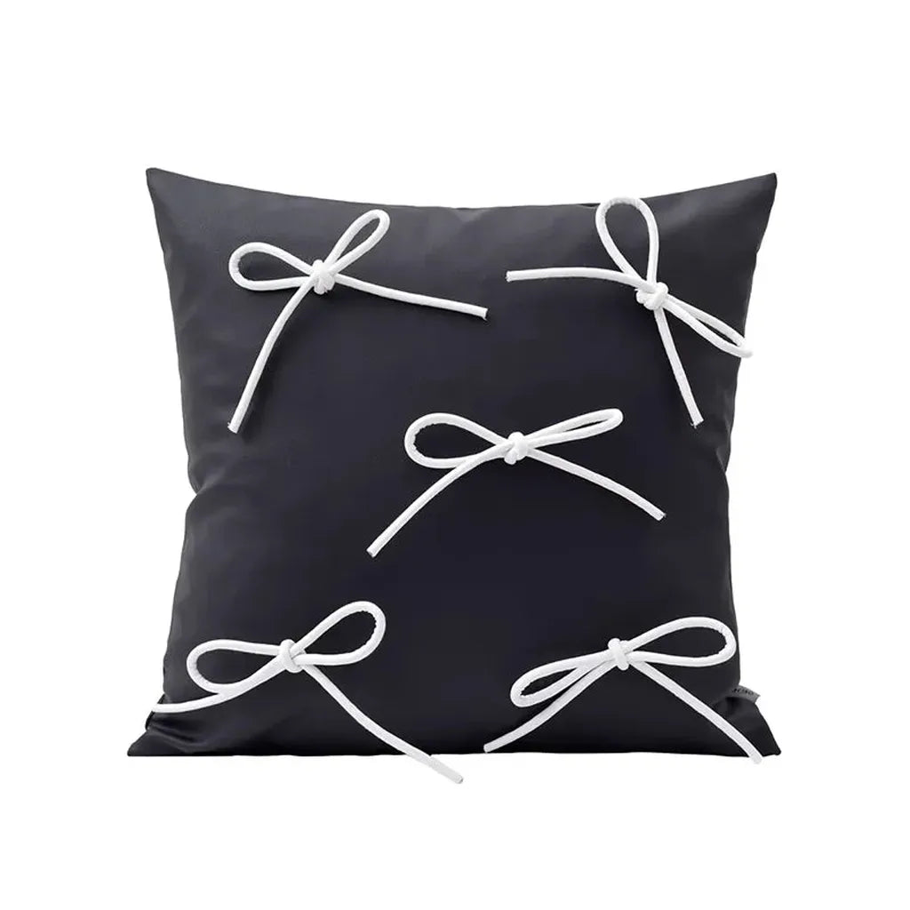 Decorative Faux Leather Throw Pillow