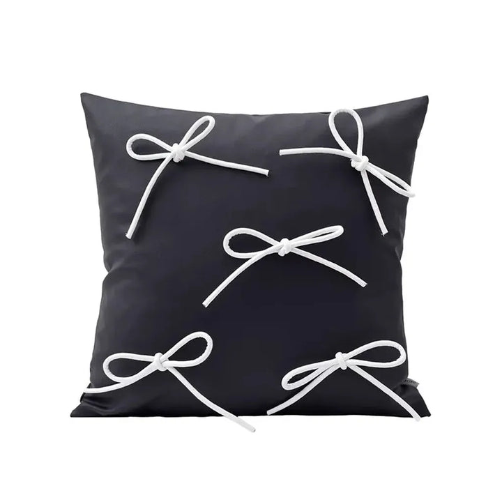 Decorative Faux Leather Throw Pillow