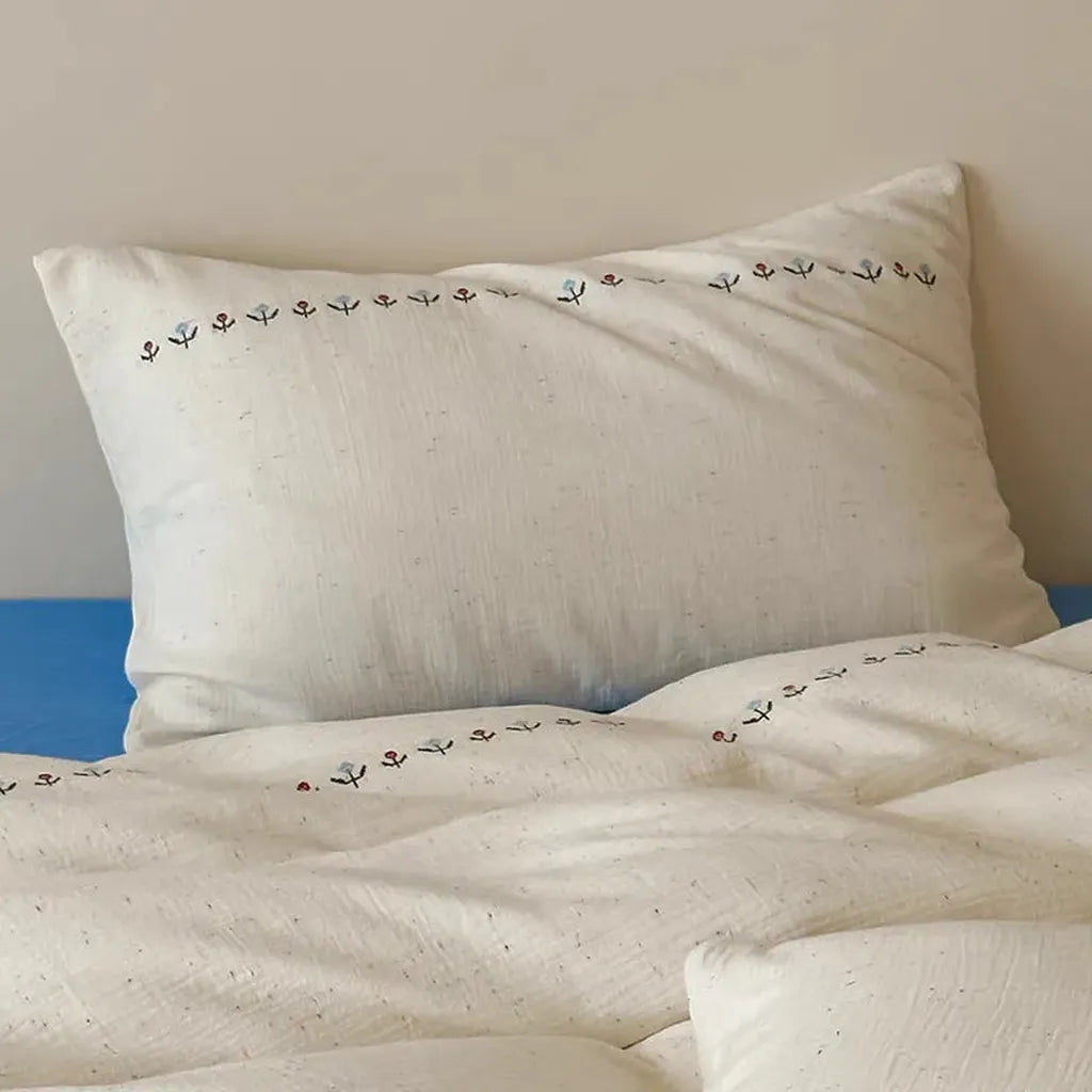 Dreamy Floral Muslin Bedding Set