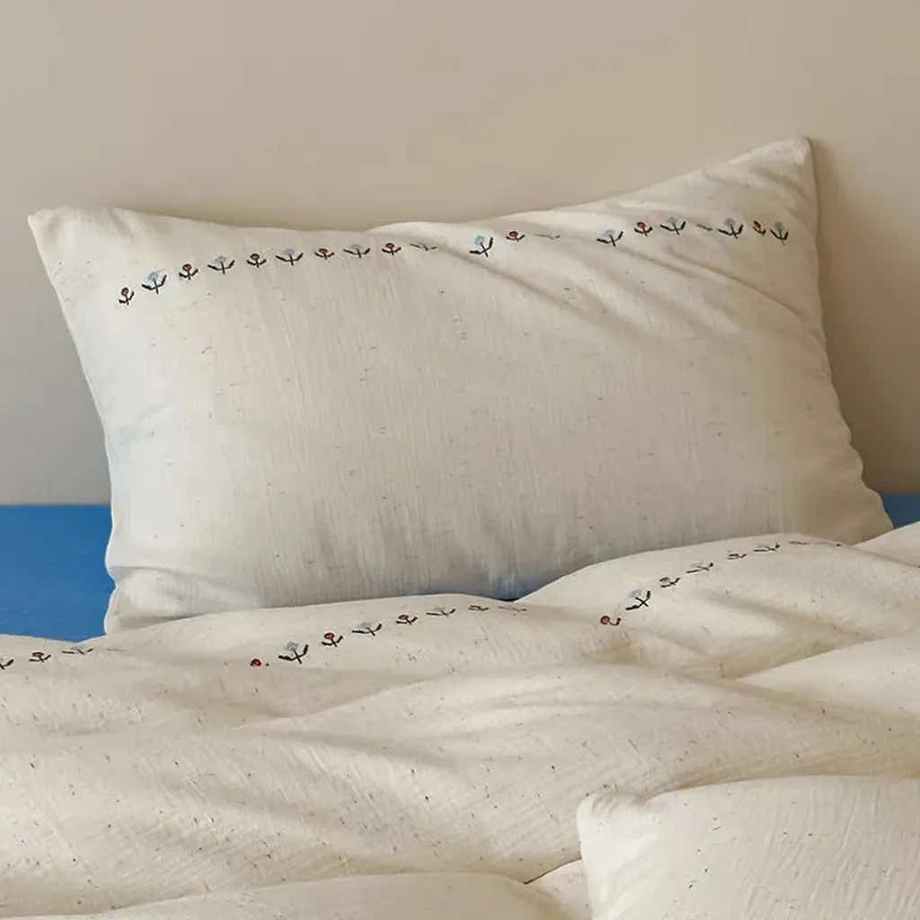 Dreamy Floral Muslin Bedding Set