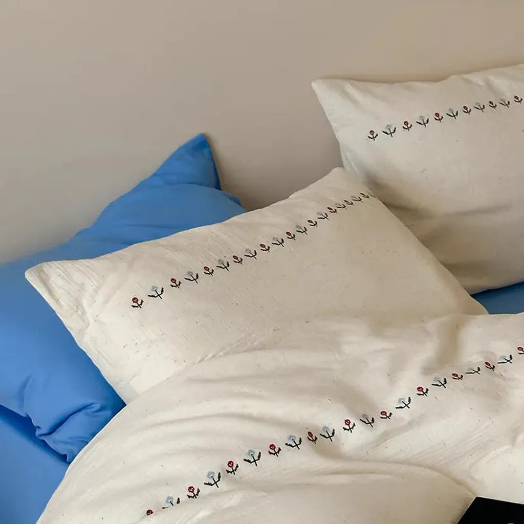 Dreamy Floral Muslin Bedding Set