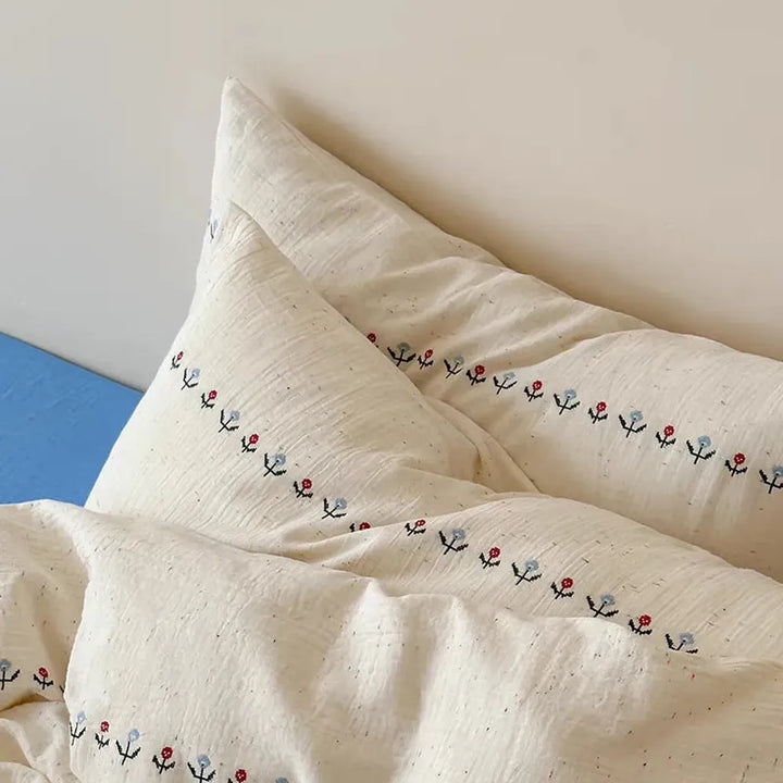 Dreamy Floral Muslin Bedding Set