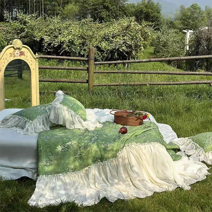 Fairy Spring Floral Comforter Set