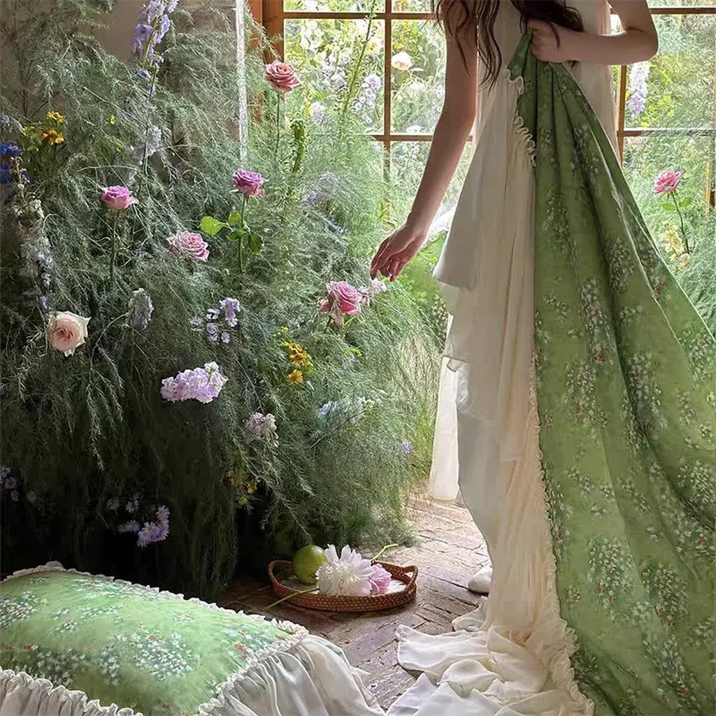 Fairy Spring Floral Comforter Set