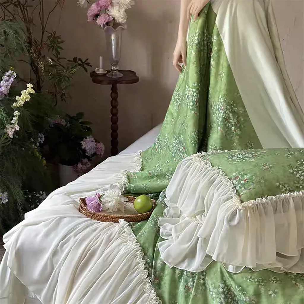 Fairy Spring Floral Comforter Set