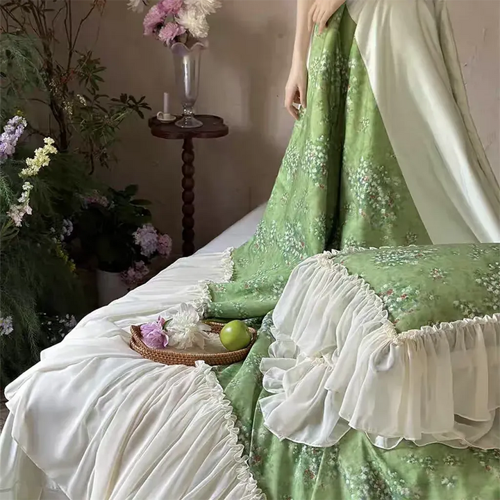 Fairy Spring Floral Comforter Set