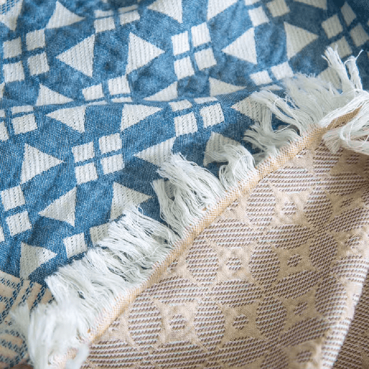 Farmhouse Patchwork Style Blanket