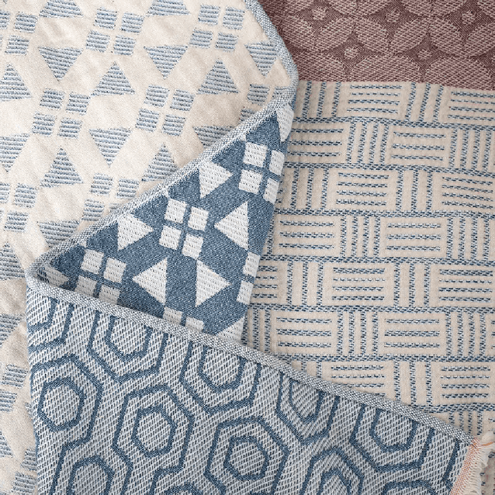 Farmhouse Patchwork Style Blanket
