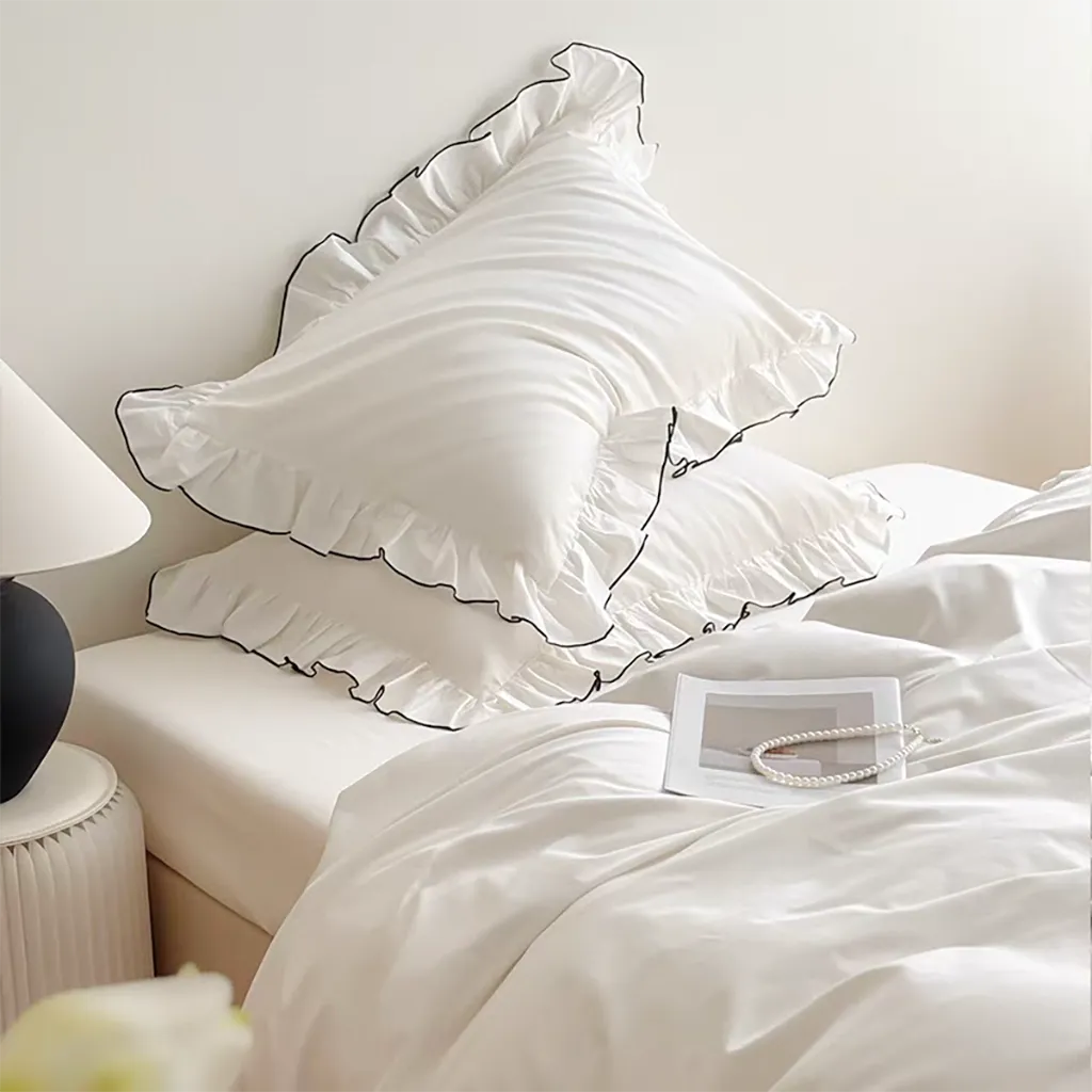 French Ruffle Duvet Cover Set