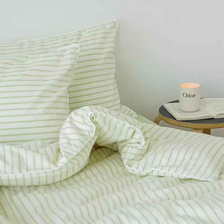 Fresh Striped Duvet Cover Set