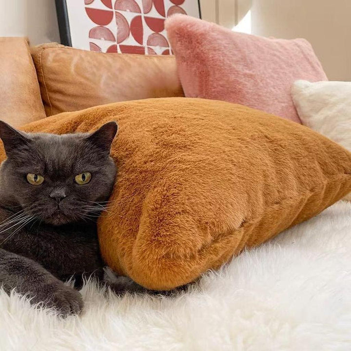 Luxury Faux Fur Pillow