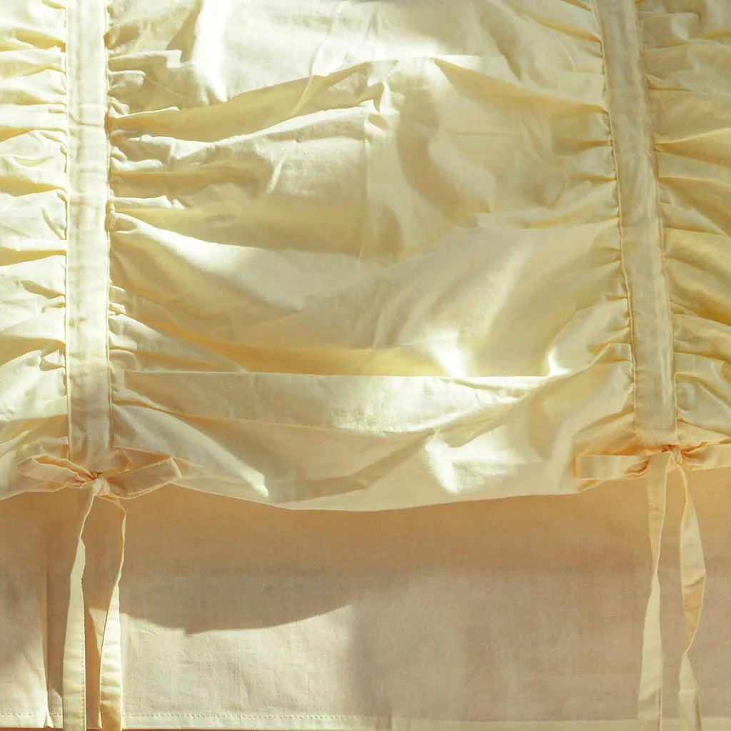 Princess Ruched Duvet Cover - White