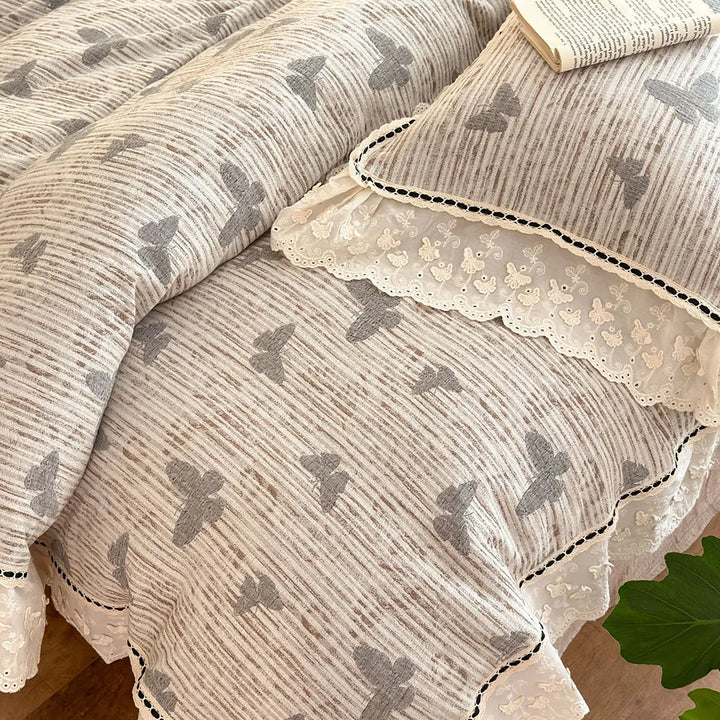 Romantic Butterfly Bedding Set