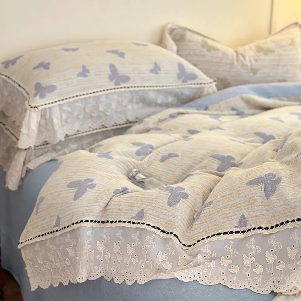 Romantic Butterfly Bedding Set