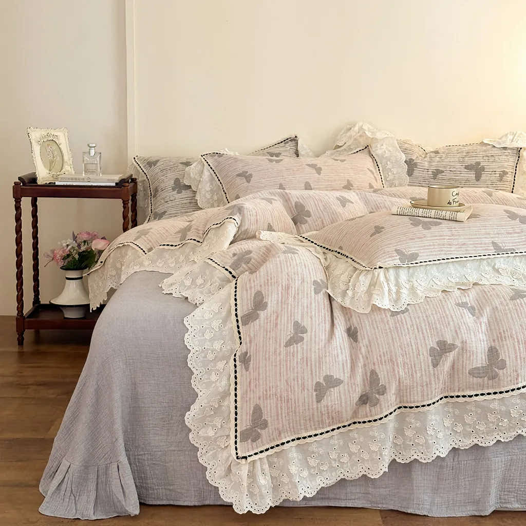 Romantic Butterfly Bedding Set