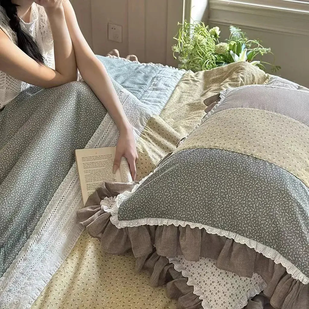 Rustic Handmade Patchwork Bedding Set