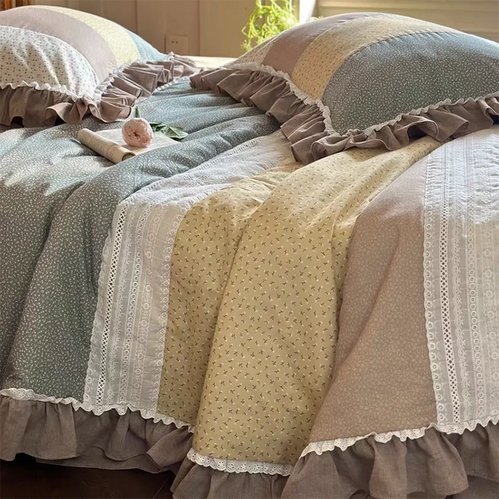 Rustic Handmade Patchwork Bedding Set