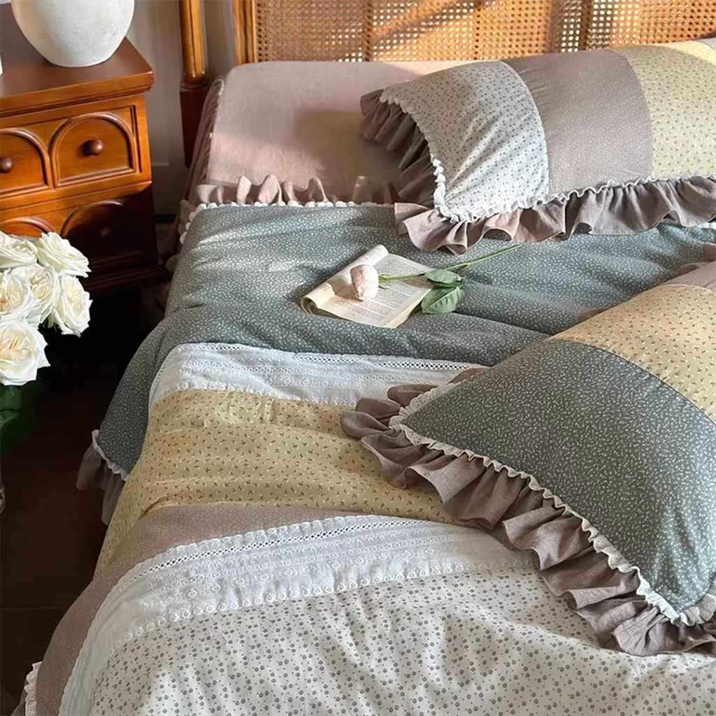 Rustic Handmade Patchwork Bedding Set