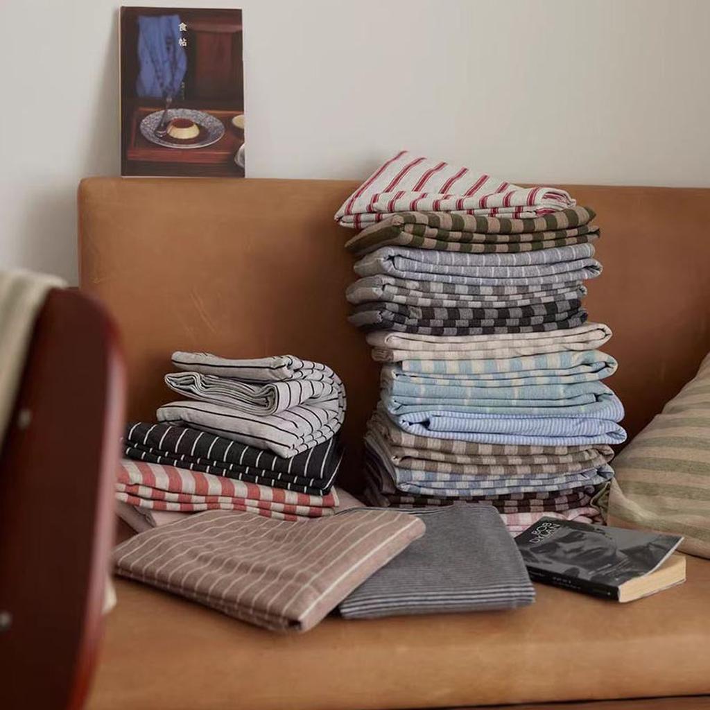 Soft Cotton Striped Pillowcase