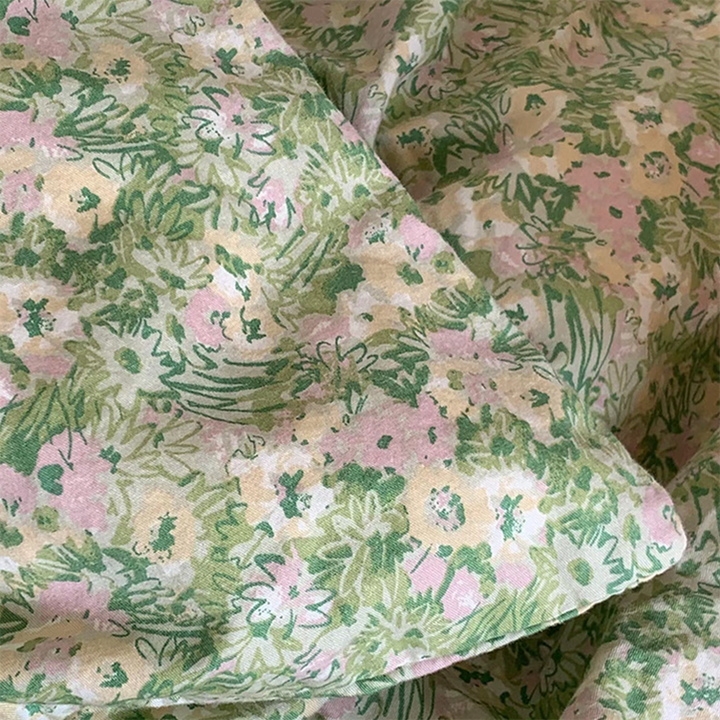 Spring Pastoral Floral Bedding Set
