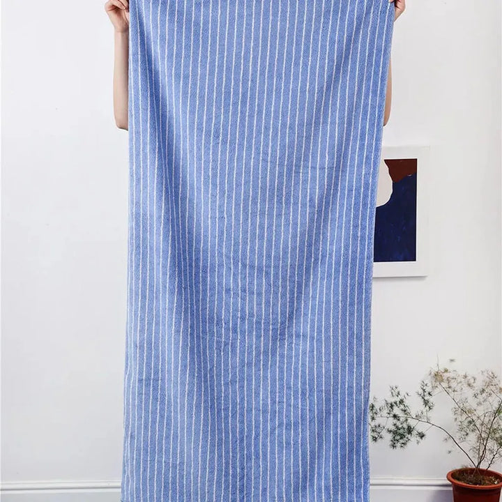 Striped Cotton Terry Towel