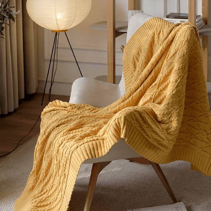 Twist Jacquard Throw Blanket