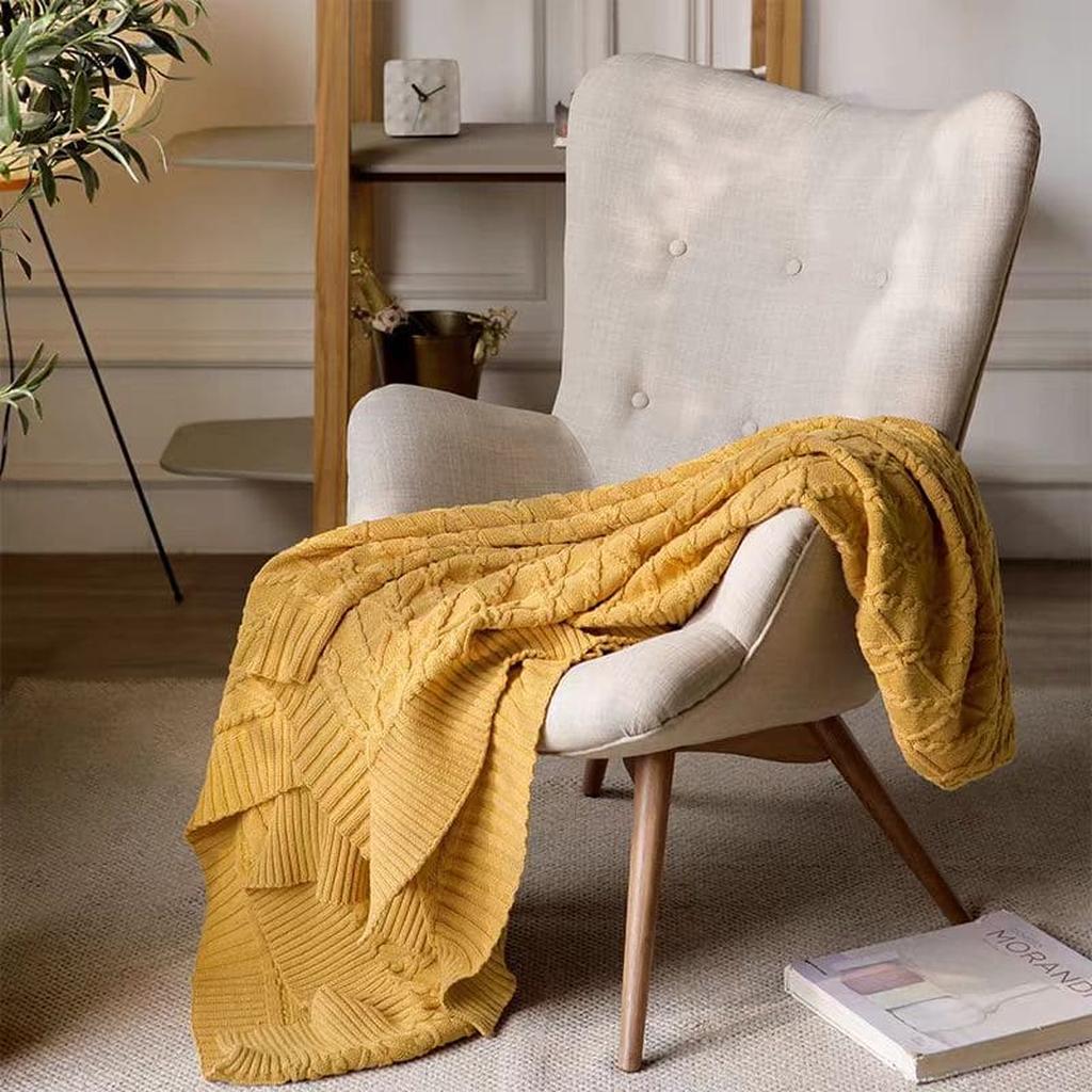 Twist Jacquard Throw Blanket