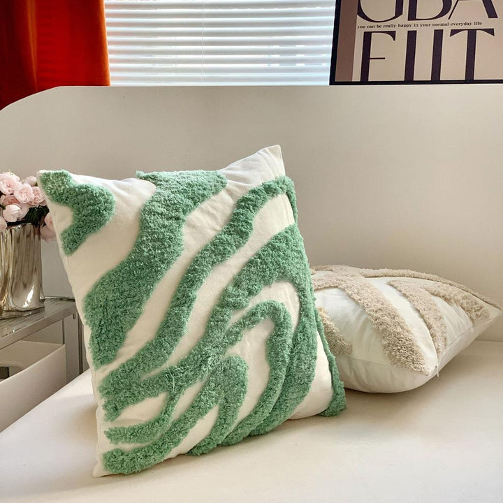 Bohemian Tufted Cotton Canvas Thick Yarn Sofa Cushion