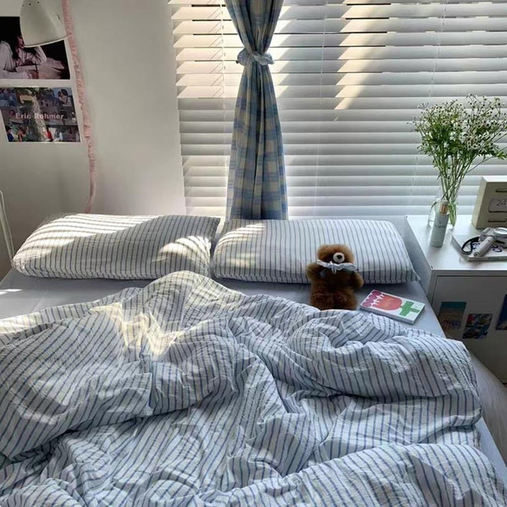 Coastal Stripes Duvet Cover - Blue