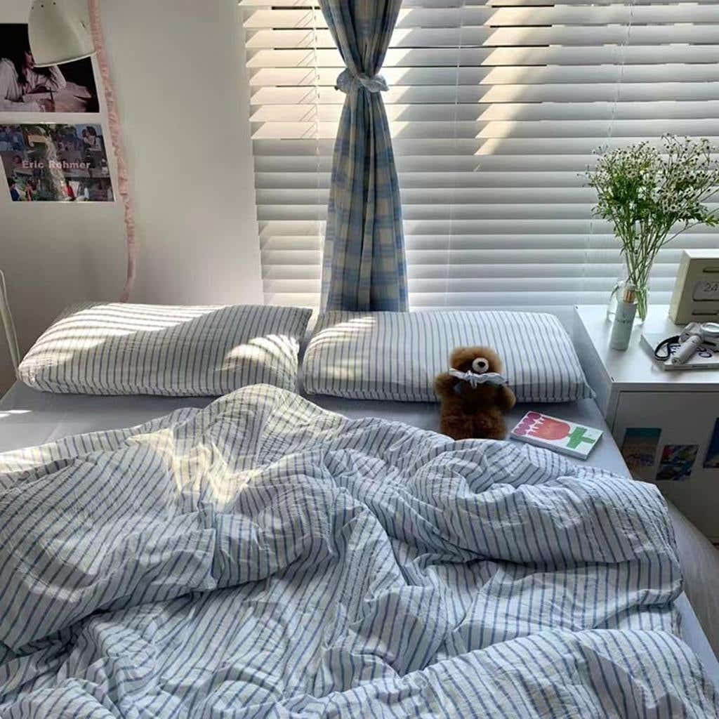 Coastal Stripes Duvet Cover - Blue